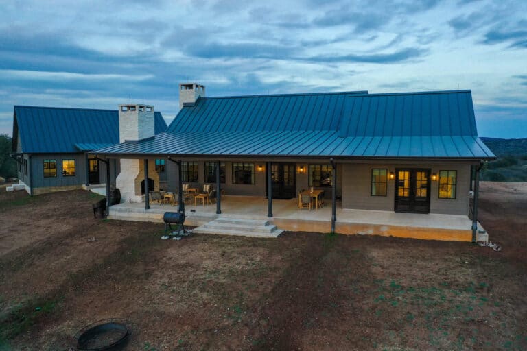 Newly built home in Texas